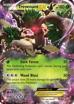 Trevenant EX (19) Holofoil - Primal Clash