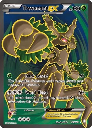Trevenant EX (Full Art) (145) Holofoil - Primal Clash