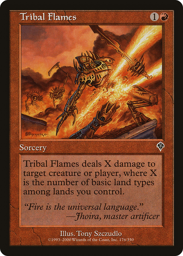 Tribal Flames (176) Foil - Invasion