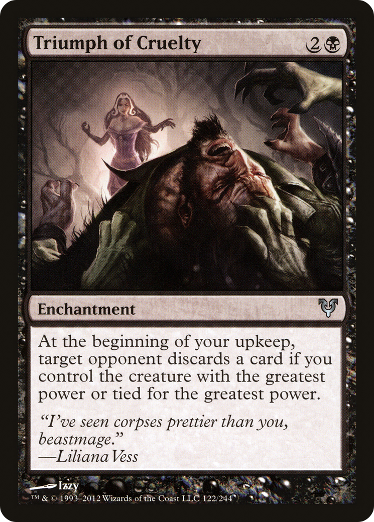Triumph of Cruelty (122) Foil - Avacyn Restored
