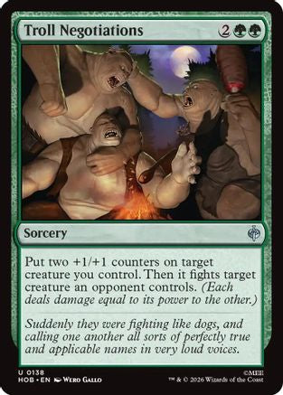 Troll Negotiations (138) Foil - The Hobbit