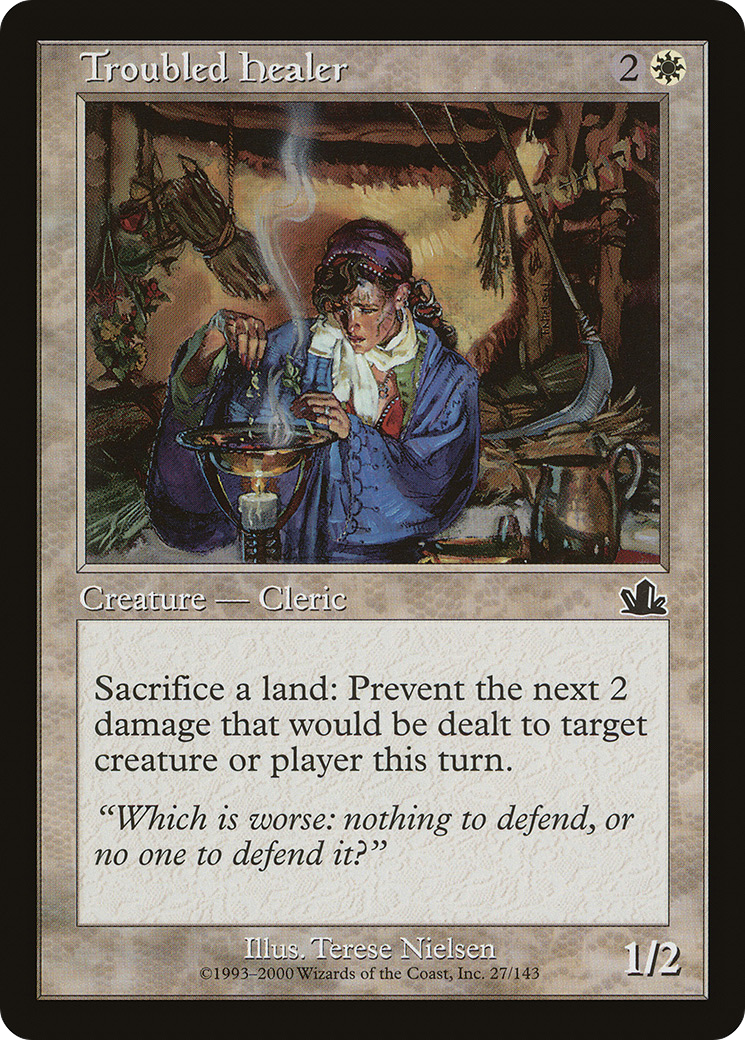 Troubled Healer (027) Foil - Prophecy