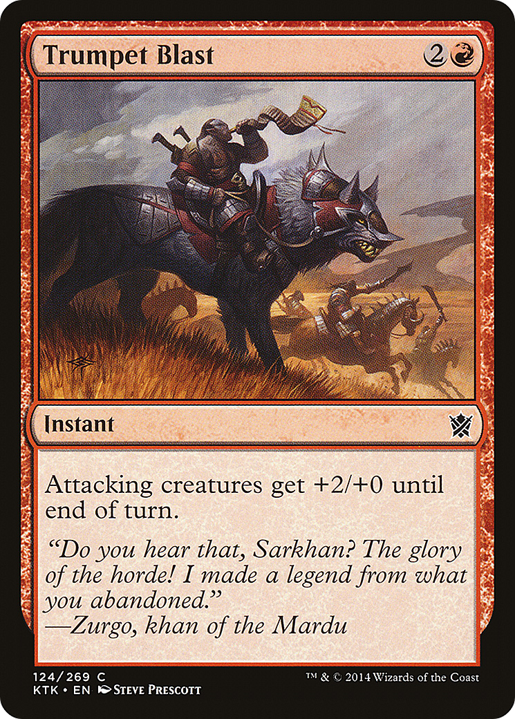 Trumpet Blast (124) Foil - Khans of Tarkir