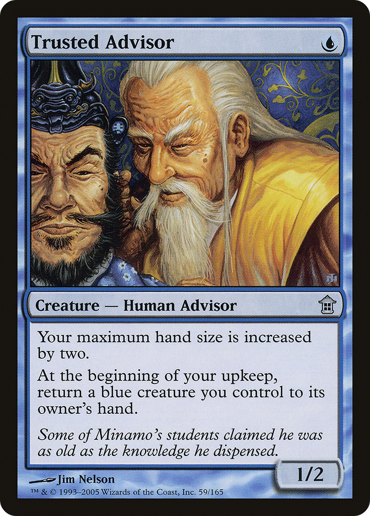 Trusted Advisor (059) Foil - Saviors of Kamigawa