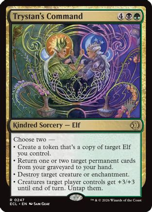 Trystan's Command (Promo Pack) (247) Foil - Lorwyn Eclipsed