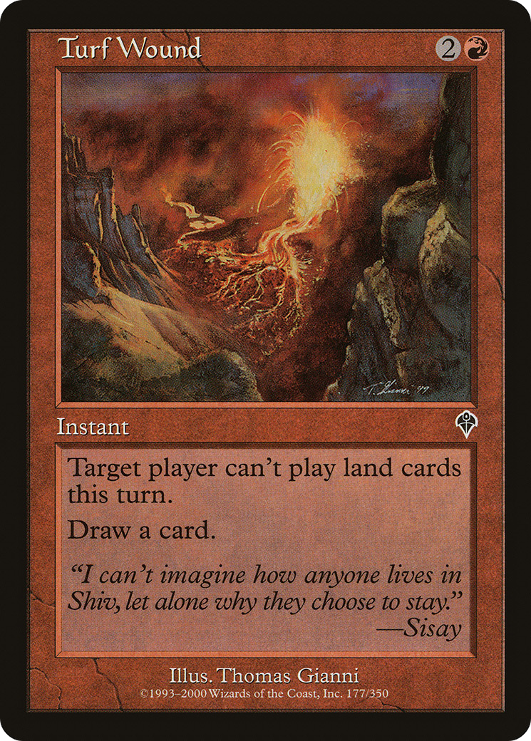 Turf Wound (177) Foil - Invasion