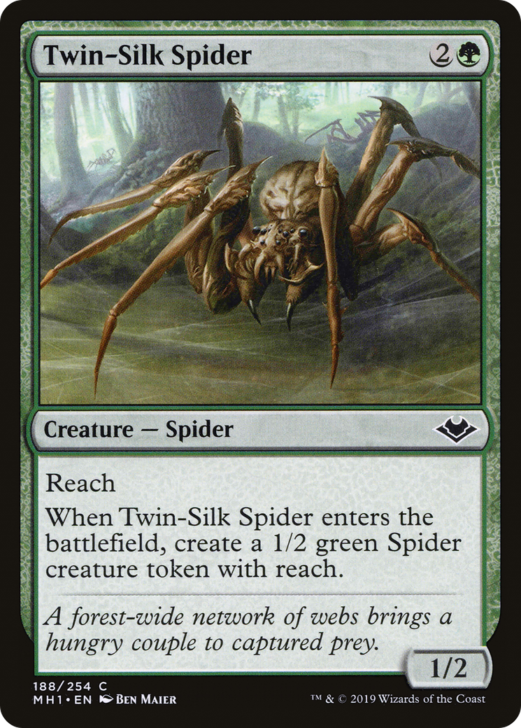 Twin-Silk Spider (188) - Modern Horizons Foil