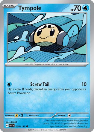 Tympole (50) Reverse Holofoil - Obsidian Flames