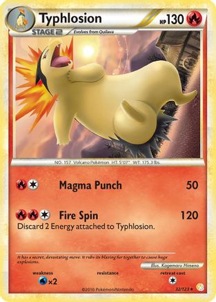Typhlosion (32) - HeartGold & SoulSilver