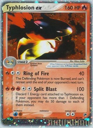 Typhlosion ex (99) Holofoil - Sandstorm