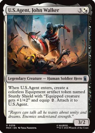 U.S.Agent, John Walker (236) - Marvel Super Heroes