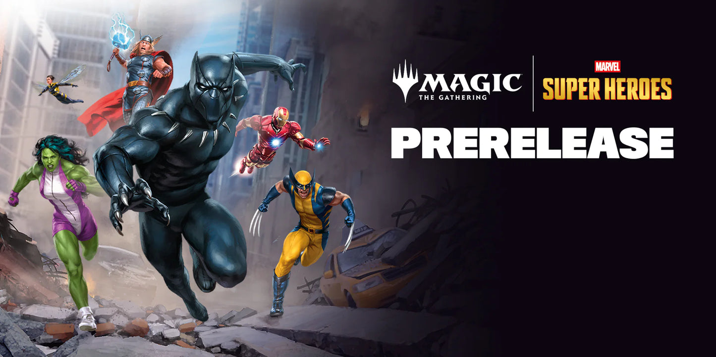 MTG Marvel Super Heroes Saturday Sealed Prerelease - 20 Jun 2026 1:00 PM