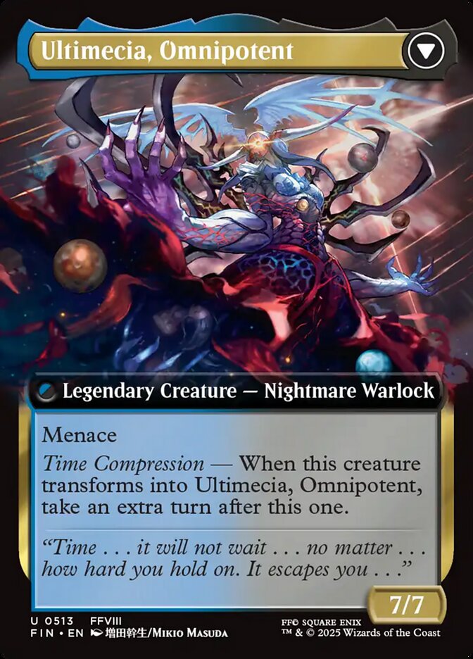 Ultimecia, Time Sorceress // Ultimecia, Omnipotent (Extended Art) (513) - FINAL FANTASY