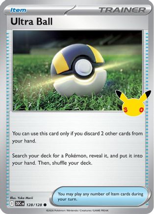 Ultra Ball (128) Holofoil - 30th Celebration