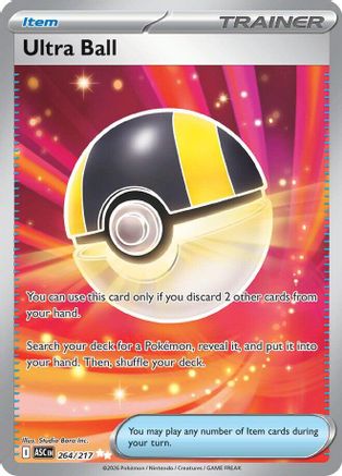 Ultra Ball (Full Art) (264) Holofoil - Ascended Heroes