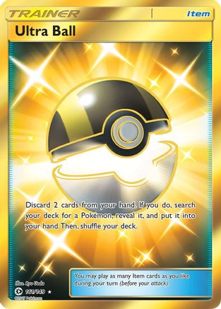 Ultra Ball (Gold) (161) Holofoil - Sun & Moon