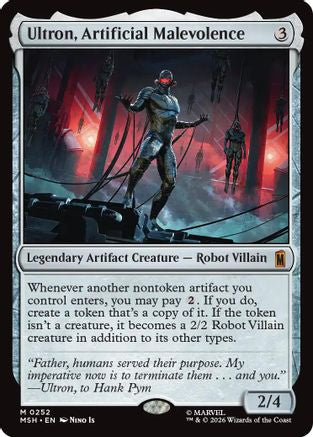 Ultron, Artificial Malevolence (252) Foil - Marvel Super Heroes