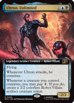 Ultron, Unlimited (Extended Art) (422) - Commander: Marvel Super Heroes