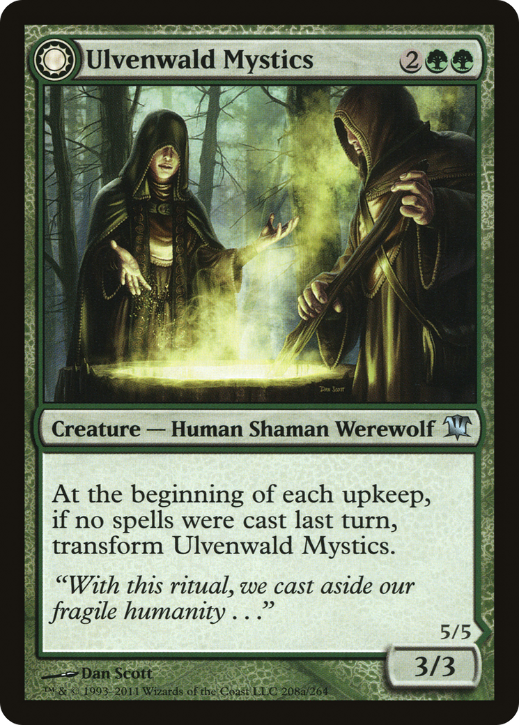 Ulvenwald Mystics // Ulvenwald Primordials (208) Foil - Innistrad