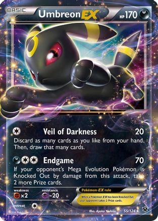 Umbreon EX (55) Holofoil - Fates Collide
