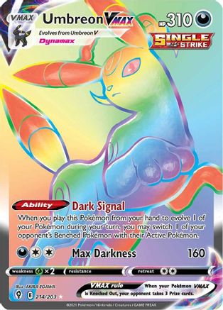Umbreon VMAX (214) Holofoil - Evolving Skies