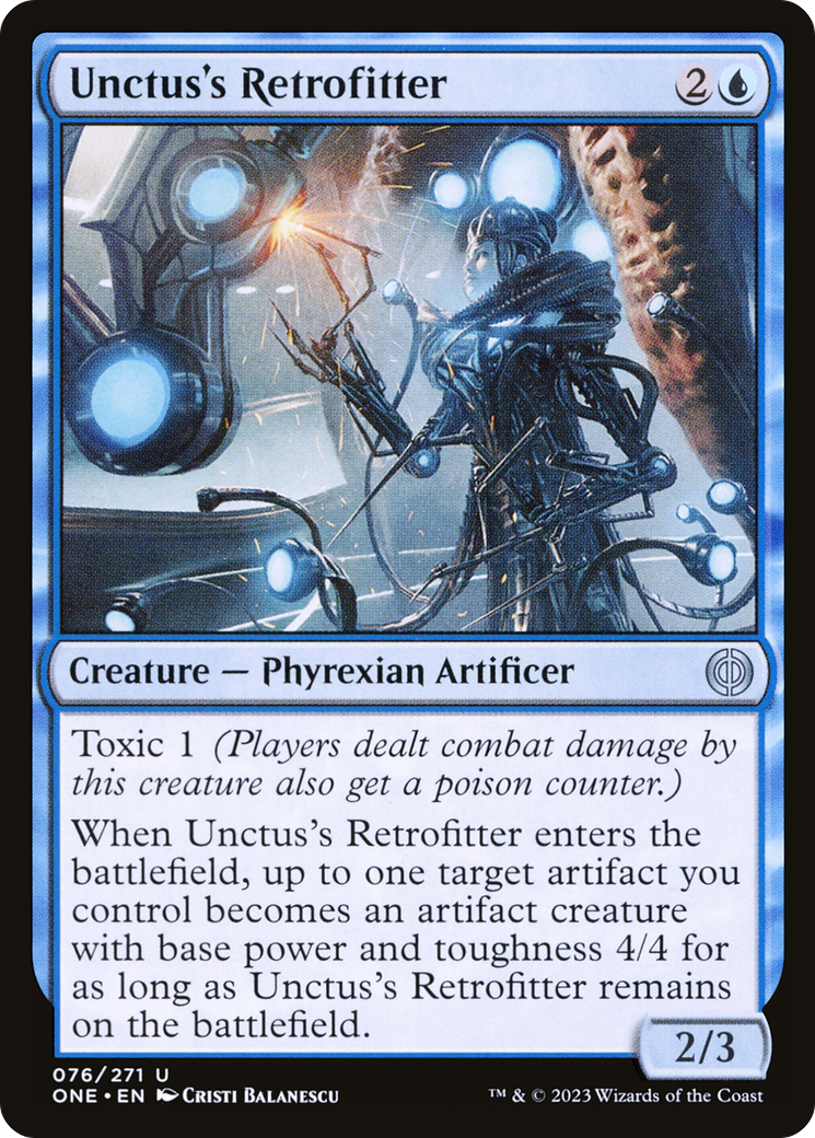 Unctus's Retrofitter (076) - Phyrexia: All Will Be One Foil