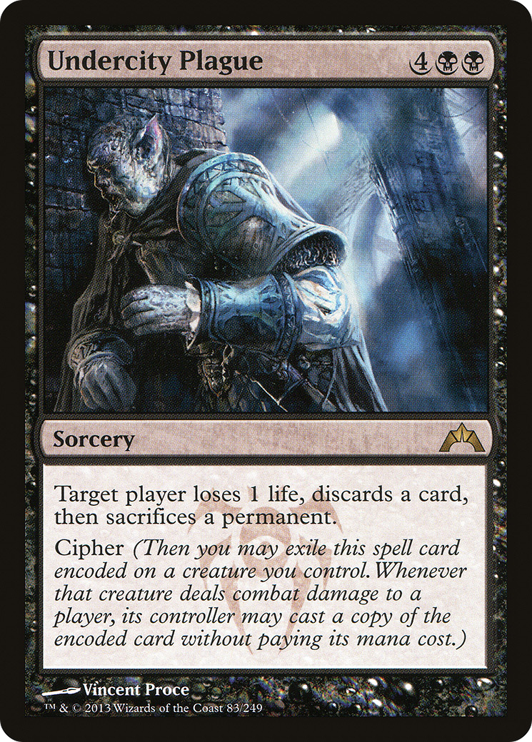 Undercity Plague (083) Foil - Gatecrash