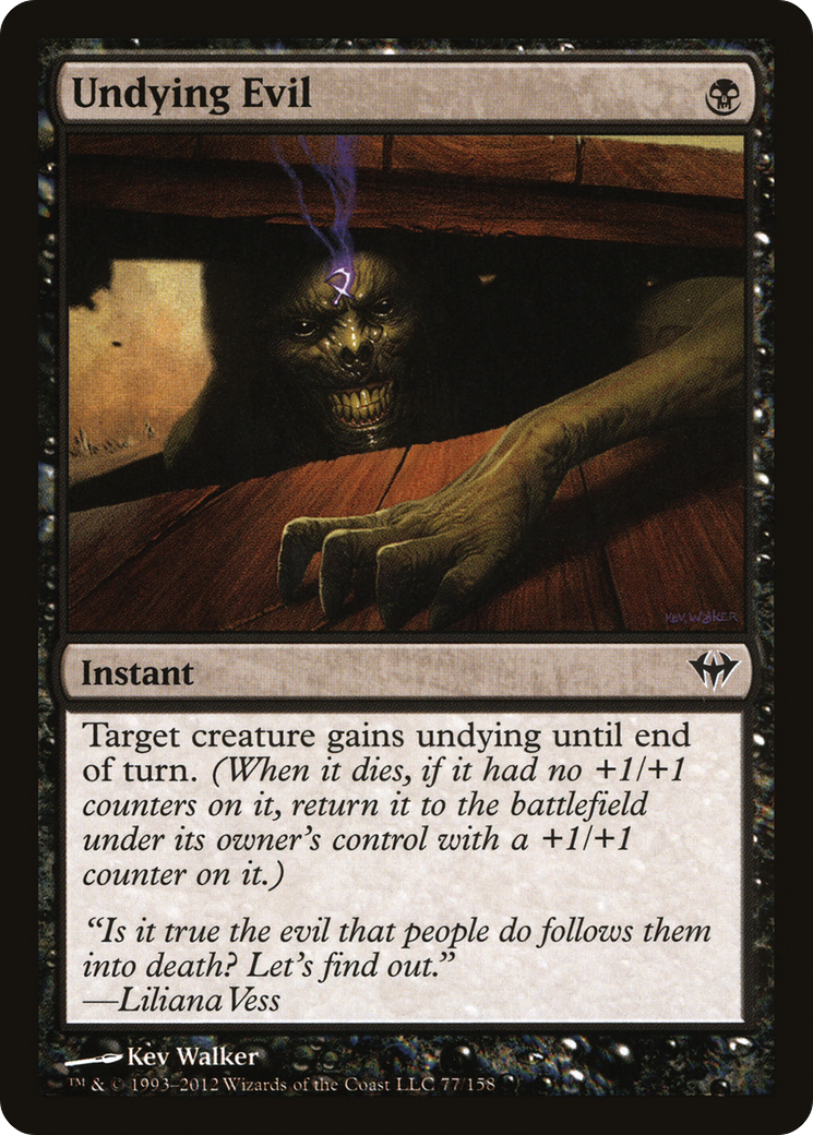 Undying Evil (077) Foil - Dark Ascension
