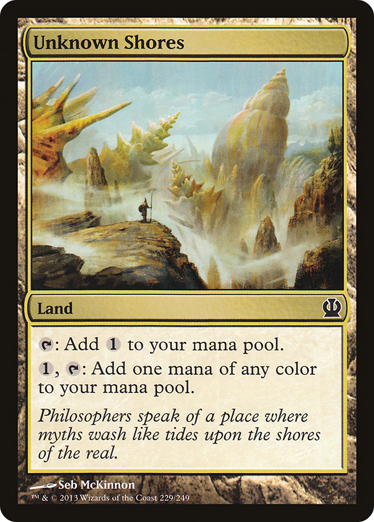 Unknown Shores (229) Foil - Theros