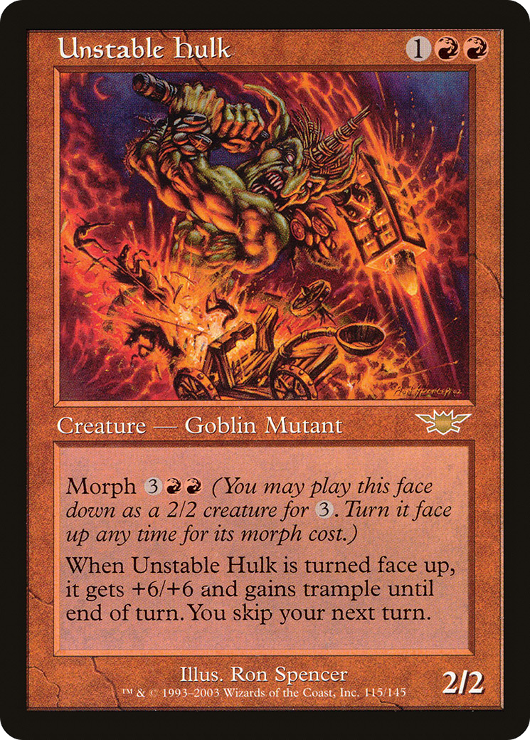 Unstable Hulk (115) Foil - Legions