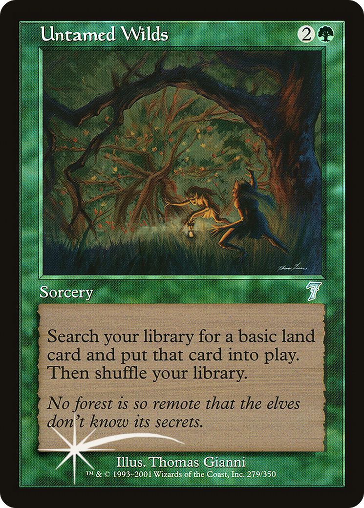 Untamed Wilds (279) Foil - Seventh Edition