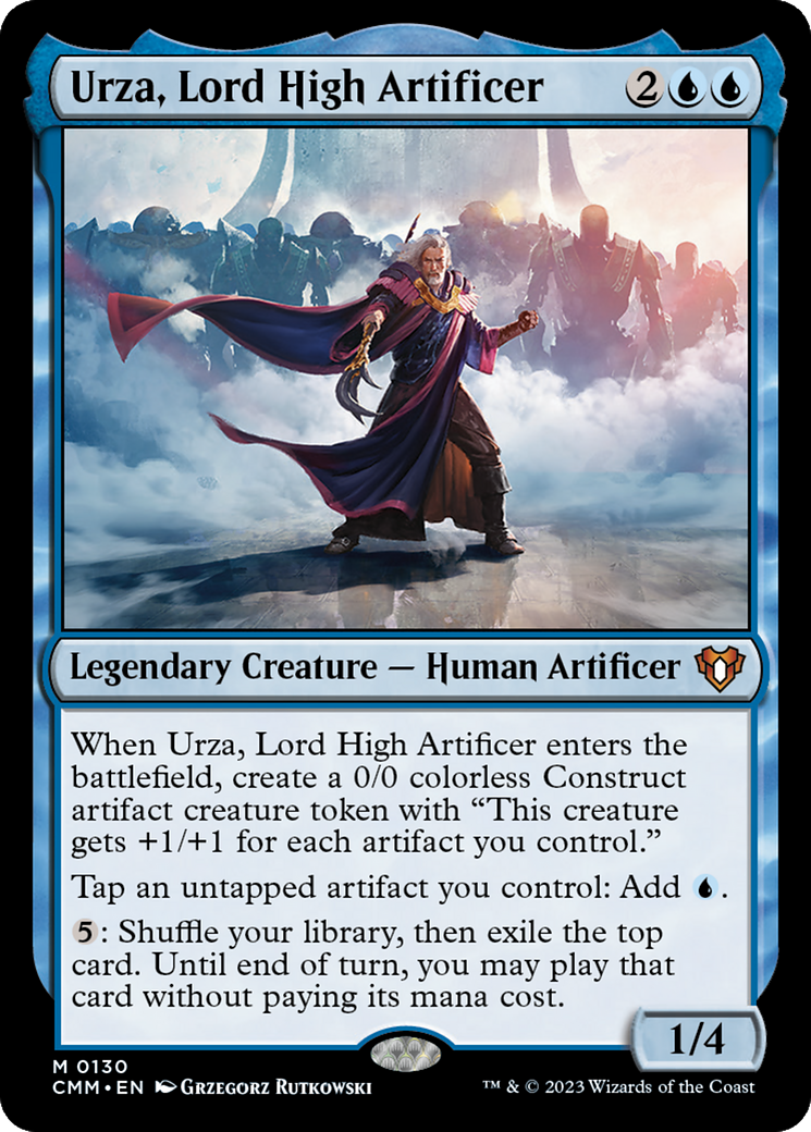 Urza, Lord High Artificer (130) - Commander Masters
