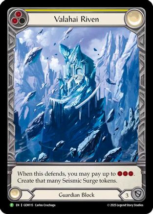 Valahai Riven (Yellow) (GEM115) Rainbow Foil - GEM Pack 4