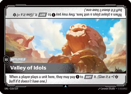 Valley of Idols (218) Foil - Unleashed