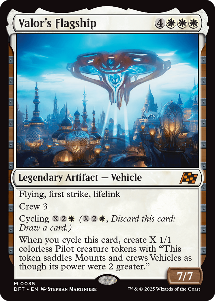 Valor's Flagship (035) Foil - Aetherdrift