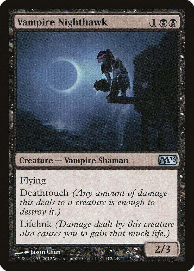 Vampire Nighthawk (112) Foil - Magic 2013