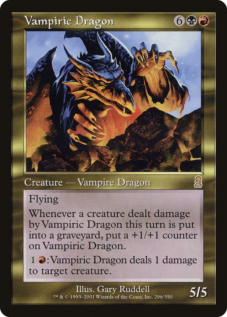 Vampiric Dragon (296) Foil - Odyssey
