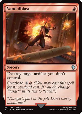 Vandalblast (298) Surge Foil - Commander: FINAL FANTASY