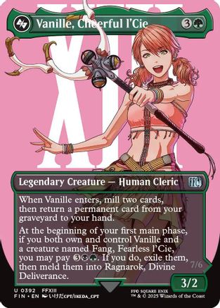 Vanille, Cheerful l'Cie (Borderless) (392) - FINAL FANTASY