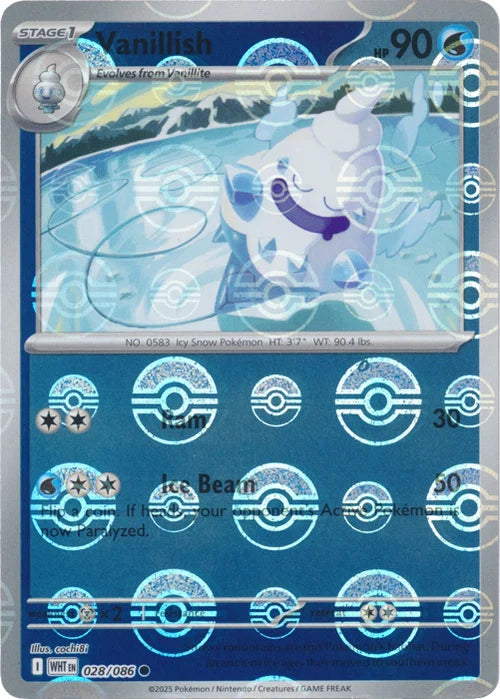 vanillish pokemon card (Poke Ball Pattern) (28) Reverse Holofoil - White Flare Number of cards:50 Edição de Presente Holofoil. Aragorn, the Uniter ·