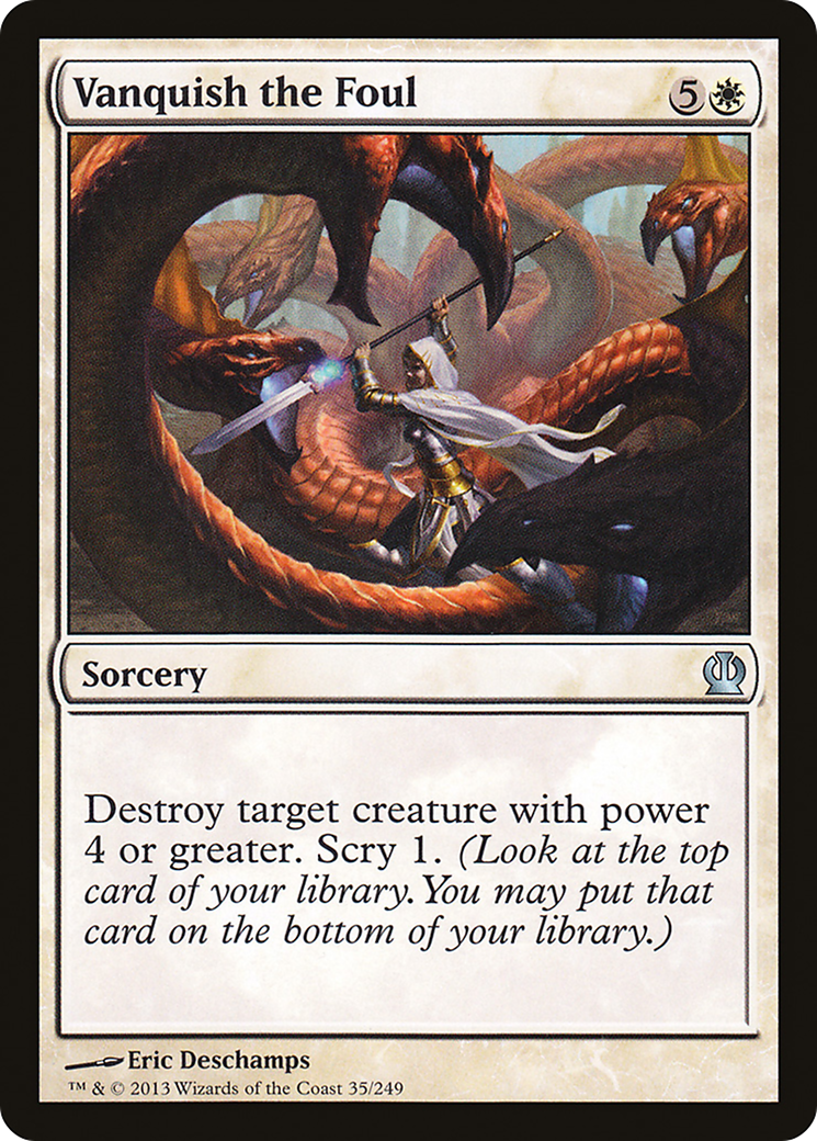 Vanquish the Foul (035) Foil - Theros
