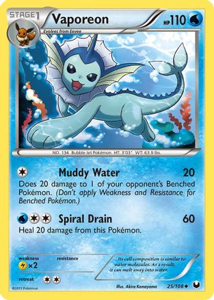 Vaporeon (25) - Dark Explorers