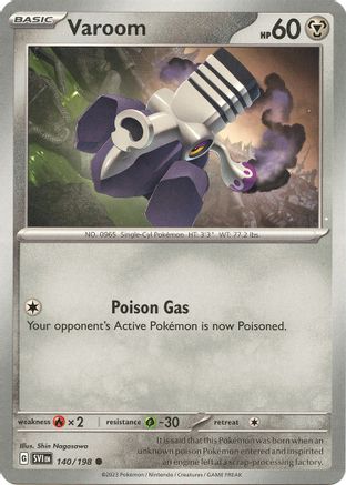 Varoom (140) Reverse Holofoil - Scarlet & Violet