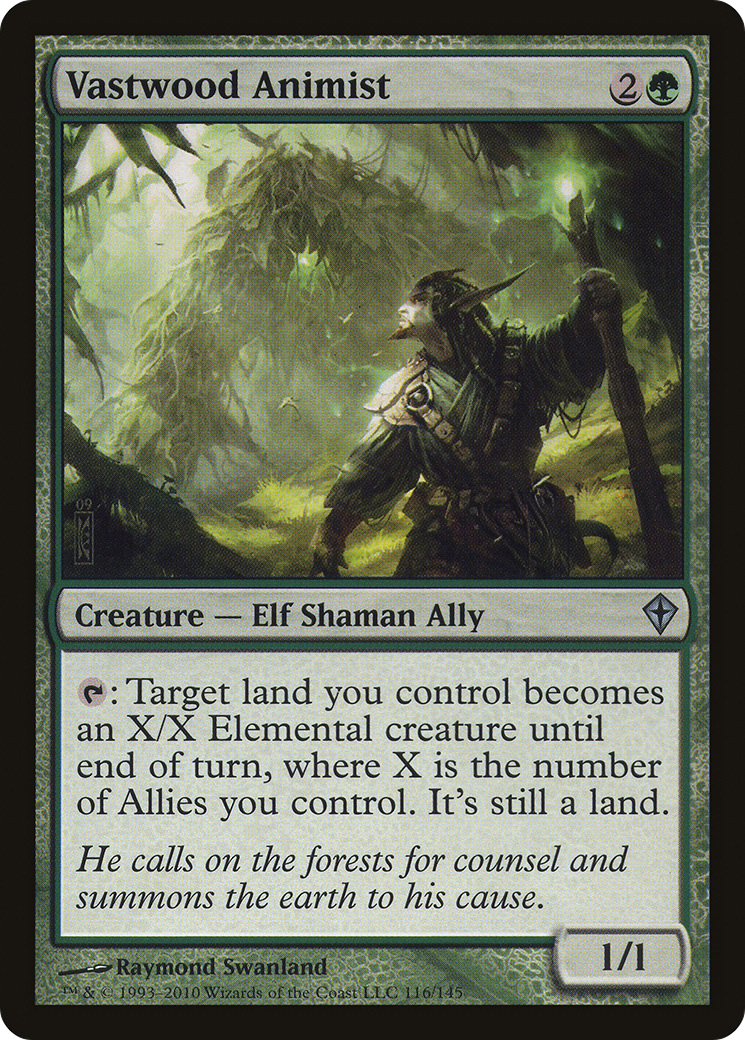 Vastwood Animist (116) Foil - Worldwake