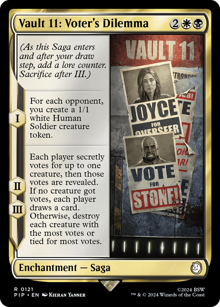 Vault 11: Voter's Dilemma (121) Foil - Fallout