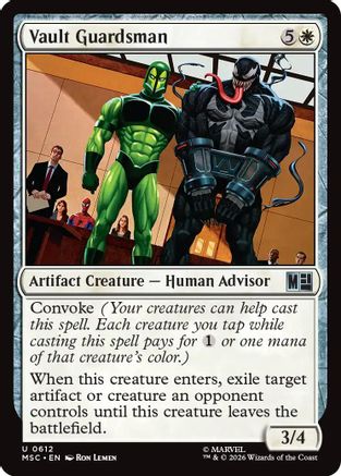 Vault Guardsman (612) Foil - Commander: Marvel Super Heroes