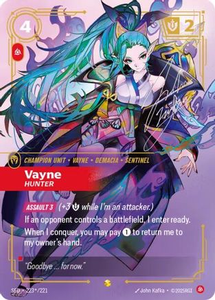 Vayne – Hunter (Signature) (223) Foil - Spiritforged