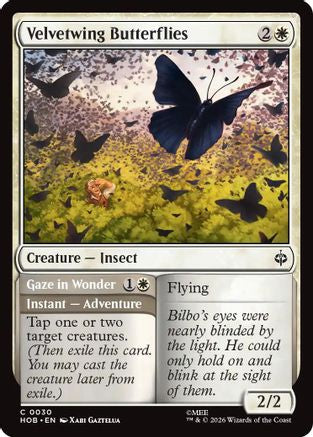 Velvetwing Butterflies // Gaze in Wonder (030) Foil - The Hobbit