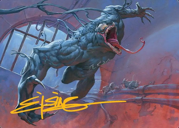 Venom, Evil Unleashed (012s) Gold-Stamped - Art Series: Marvel's Spider-Man