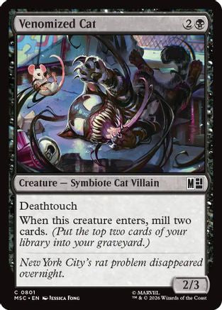 Venomized Cat (801) - Commander: Marvel Super Heroes